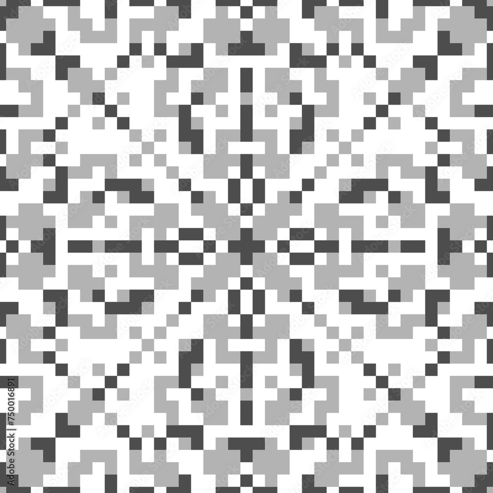 Seamless pattern. Ethnic embroidery background. Tribal wallpaper. Simple shapes ornament. Crosses, squares, rectangles, figures vector. Tribe motif. Ancient backdrop. Digital paper, textile print Seamless pattern. Ethnic embroidery background. Tribal wallpaper. Simple shapes ornament. Crosses, squares, rectangles, figures vector. Tribe motif. Ancient backdrop. Digital paper, textile print