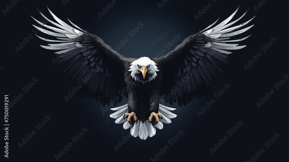 Obraz premium High quality illustration of a eagle for logo