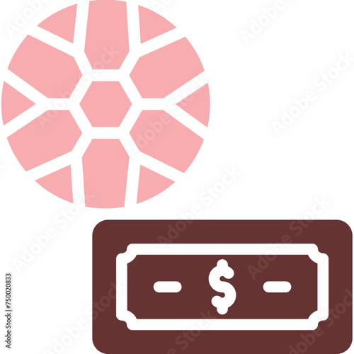 Betting Vector Glyph Two Color Icon
