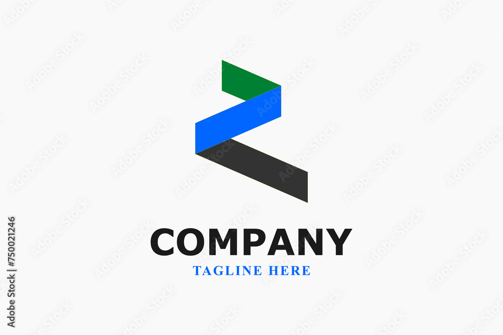 letter z n modern abstract logo business letter z n modern abstract logo business