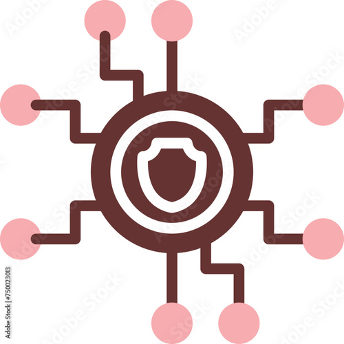 web-hosting-35 Vector Glyph Two Color Icon