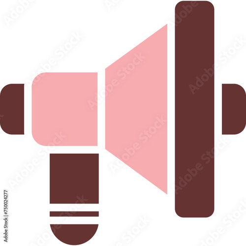 Protest Vector Glyph Two Color Icon