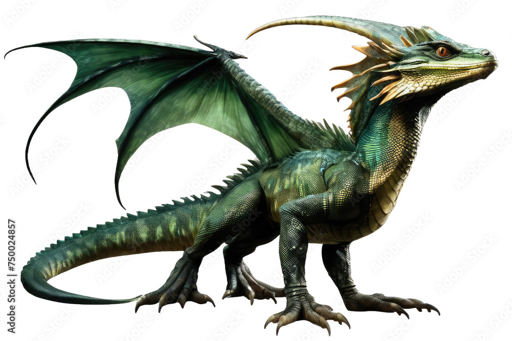 a high quality stock photograph of a single basilisk fantasy character full body isolated on a white background a high quality stock photograph of a single basilisk fantasy character full body isolated on a white background