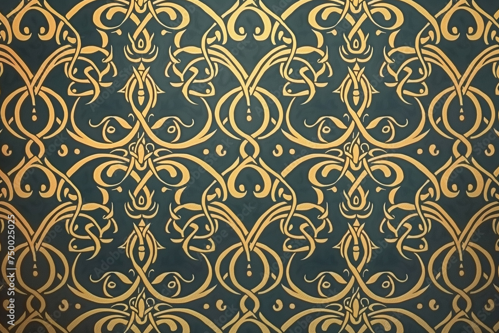 Art Nouveau background patterns using monograms Art Nouveau background patterns using monograms