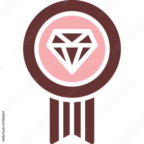 Badge Vector Glyph Two Color Icon