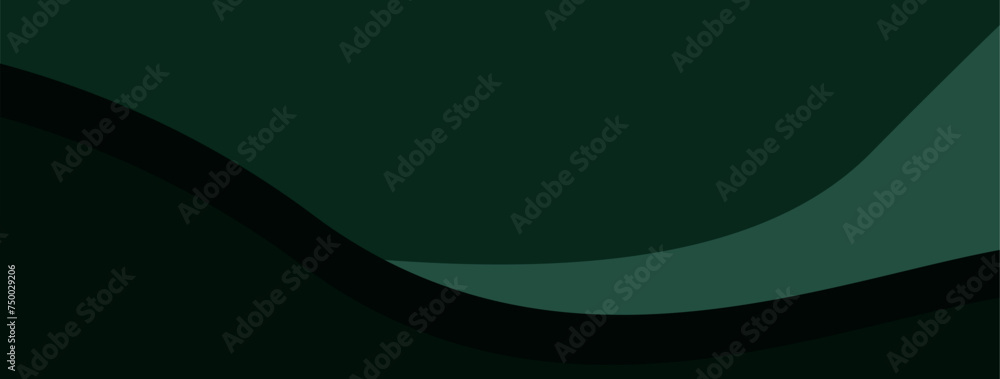 Fototapeta premium Minimalist dark green wallpaper. 