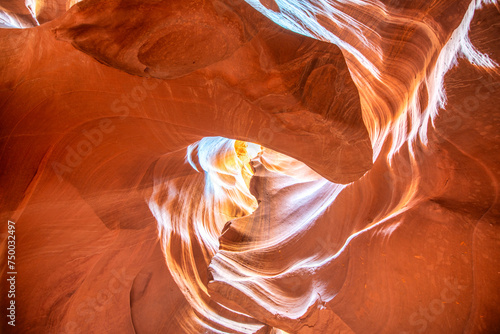 Upper Antelope Canyon in the Navajo Reservation near Page, Arizona