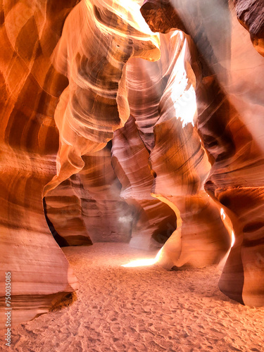 Navajo Upper Antelope Canyon within Lake Powell Navajo Tribal Park near Page