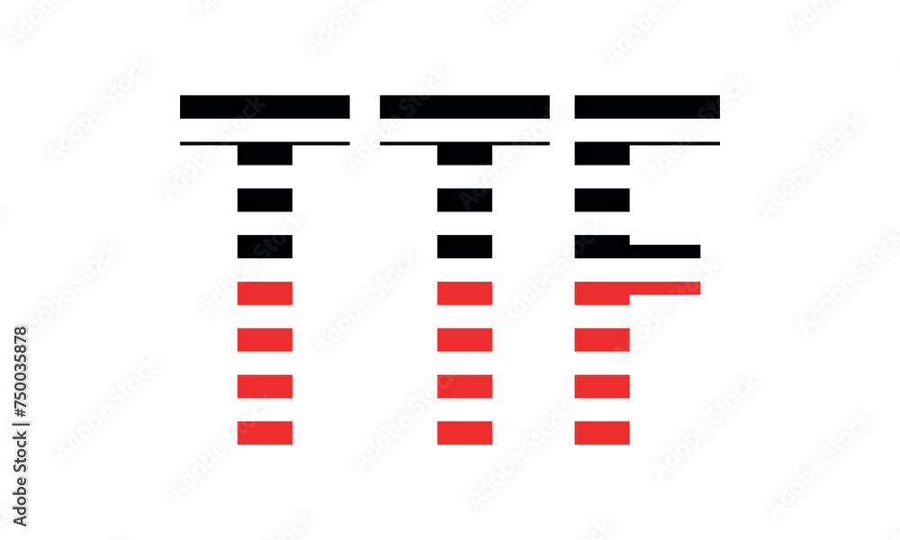 TTF three initial letter iconic line negative space minimal logo design vector template. monogram, abstract, wordmark, business, typography, minimalist, brand, company, flat, modern, unique, simple TTF three initial letter iconic line negative space minimal logo design vector template. monogram, abstract, wordmark, business, typography, minimalist, brand, company, flat, modern, unique, simple