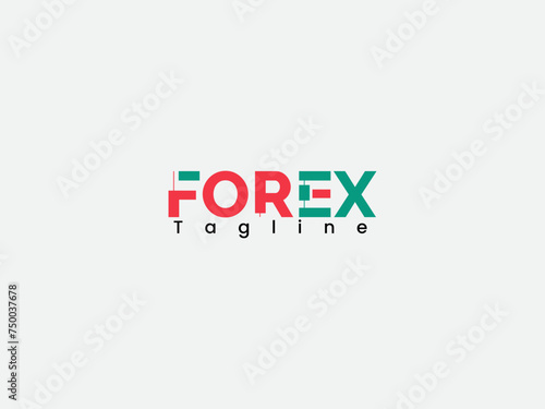  Word mark forex text logo design. Forex Trading logo. Financial. Stock. Bearish candle. Scalping trading. Text. Typography. Business. Bear and bull. Candlestick.