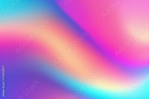 Beautiful color gradient background with noise. Abstract pastel holographic blurred grainy gradient banner background texture Colorful digital grain soft noise effect  Vintage  Retro