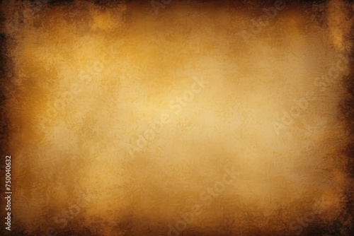 Vintage retro style gold brown grunge texture vignette portrait background - gold brown abstract old rough vignetting paper - pastel antique ancient dirty vertical backdrop wallpaper