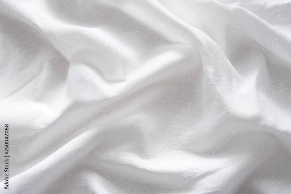 white silk background