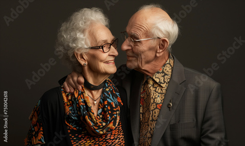 Studio portrait of a happy ...