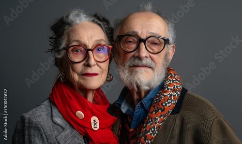 Studio portrait of a happy ...
