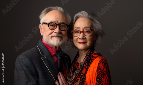 Studio portrait of a happy ...