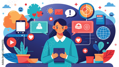 Digital Marketer Strategizing Online Campaigns in Modern Office