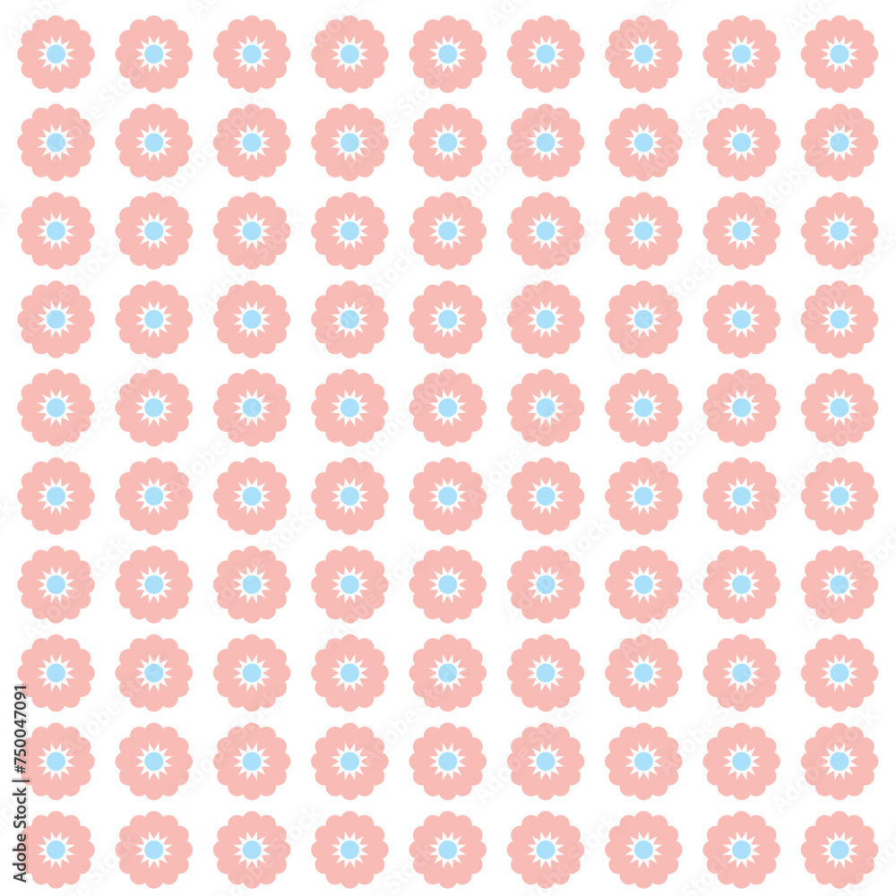 Seamless floral pattern in doodle style with flowers. Vector wallpaper. Seamless floral pattern in doodle style with flowers. Vector wallpaper.