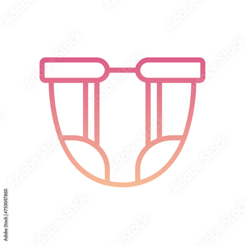 Diaper Gradient Linear Style