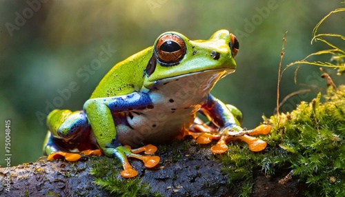 frog on a leaf © Dorothy Art