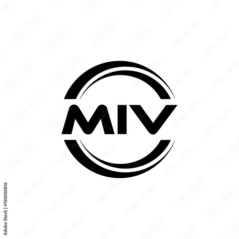 MIV letter logo design with white background in illustrator, vector logo modern alphabet font overlap style. calligraphy designs for logo, Poster, Invitation, etc. MIV letter logo design with white background in illustrator, vector logo modern alphabet font overlap style. calligraphy designs for logo, Poster, Invitation, etc.