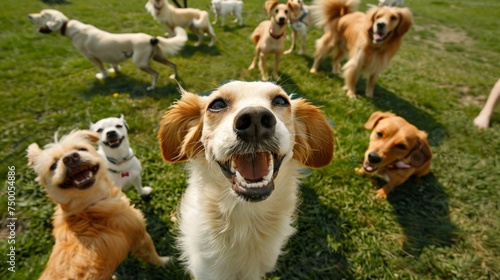 group of puppies