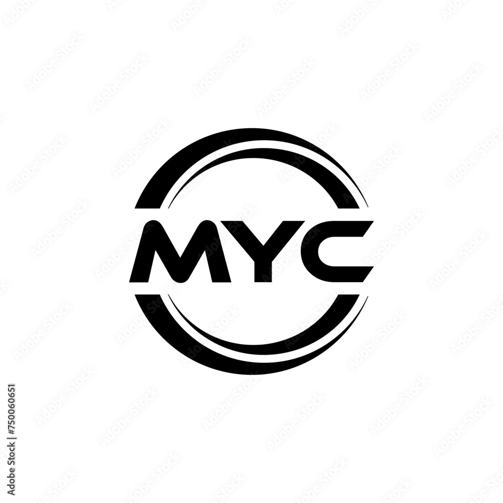 MYC letter logo design with white background in illustrator, vector logo modern alphabet font overlap style. calligraphy designs for logo, Poster, Invitation, etc. MYC letter logo design with white background in illustrator, vector logo modern alphabet font overlap style. calligraphy designs for logo, Poster, Invitation, etc.