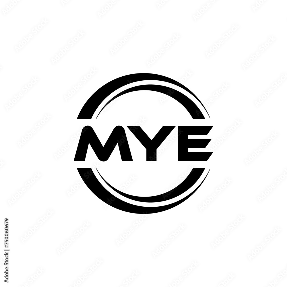 MYE letter logo design with white background in illustrator, vector logo modern alphabet font overlap style. calligraphy designs for logo, Poster, Invitation, etc. MYE letter logo design with white background in illustrator, vector logo modern alphabet font overlap style. calligraphy designs for logo, Poster, Invitation, etc.