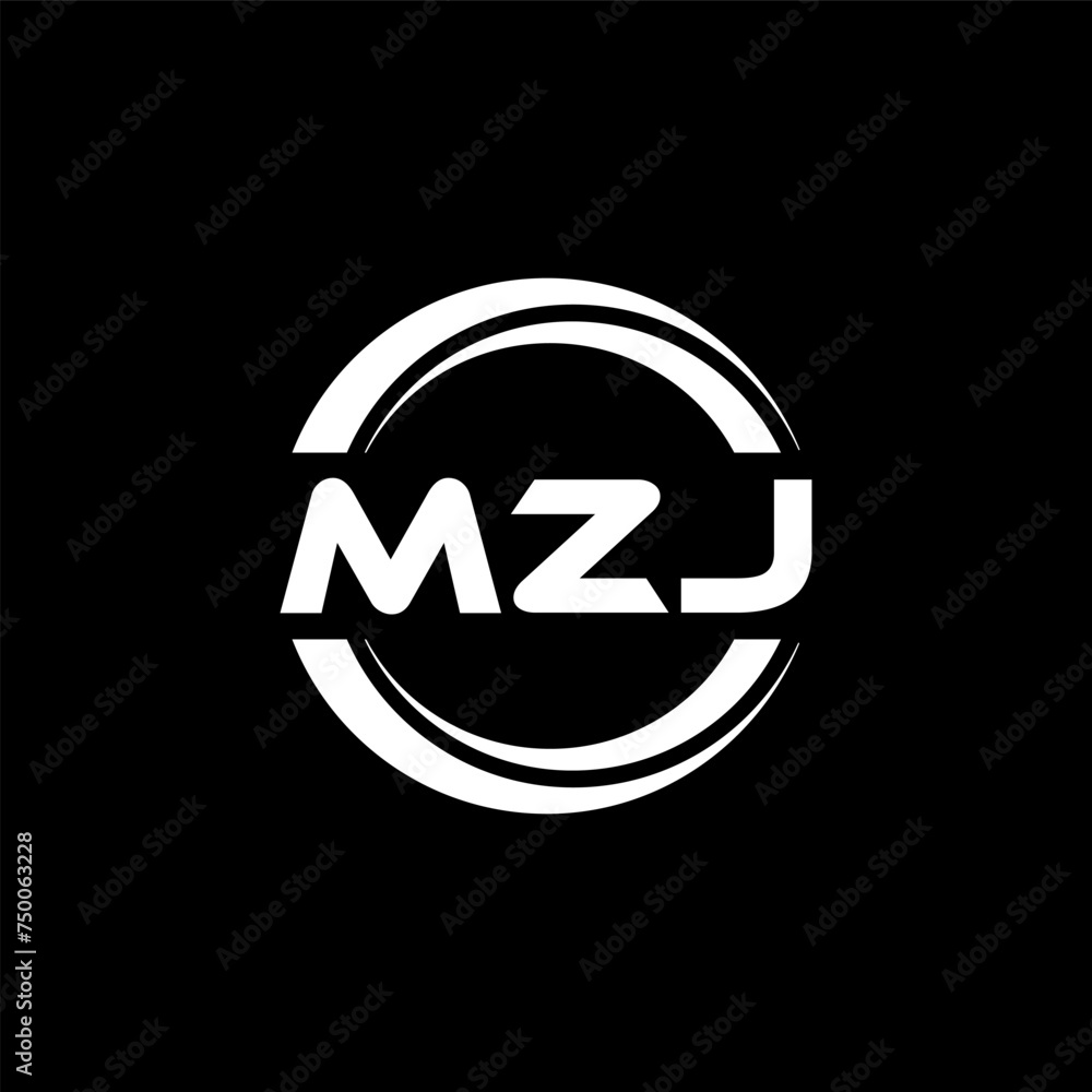 MZJ letter logo design with black background in illustrator, vector logo modern alphabet font overlap style. calligraphy designs for logo, Poster, Invitation, etc. MZJ letter logo design with black background in illustrator, vector logo modern alphabet font overlap style. calligraphy designs for logo, Poster, Invitation, etc.
