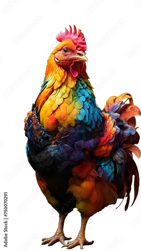 colorful chicken