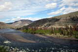 Landscape from trans-canadian Highway 1 between Lytton and Cache creek - Thompson river - British Columbia - Canada