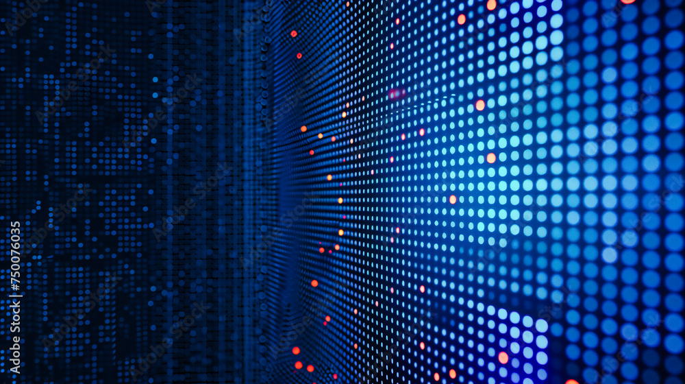 Modern technology abstract in blue, where light and geometric patterns visualize the dynamic flow of digital data Modern technology abstract in blue, where light and geometric patterns visualize the dynamic flow of digital data
