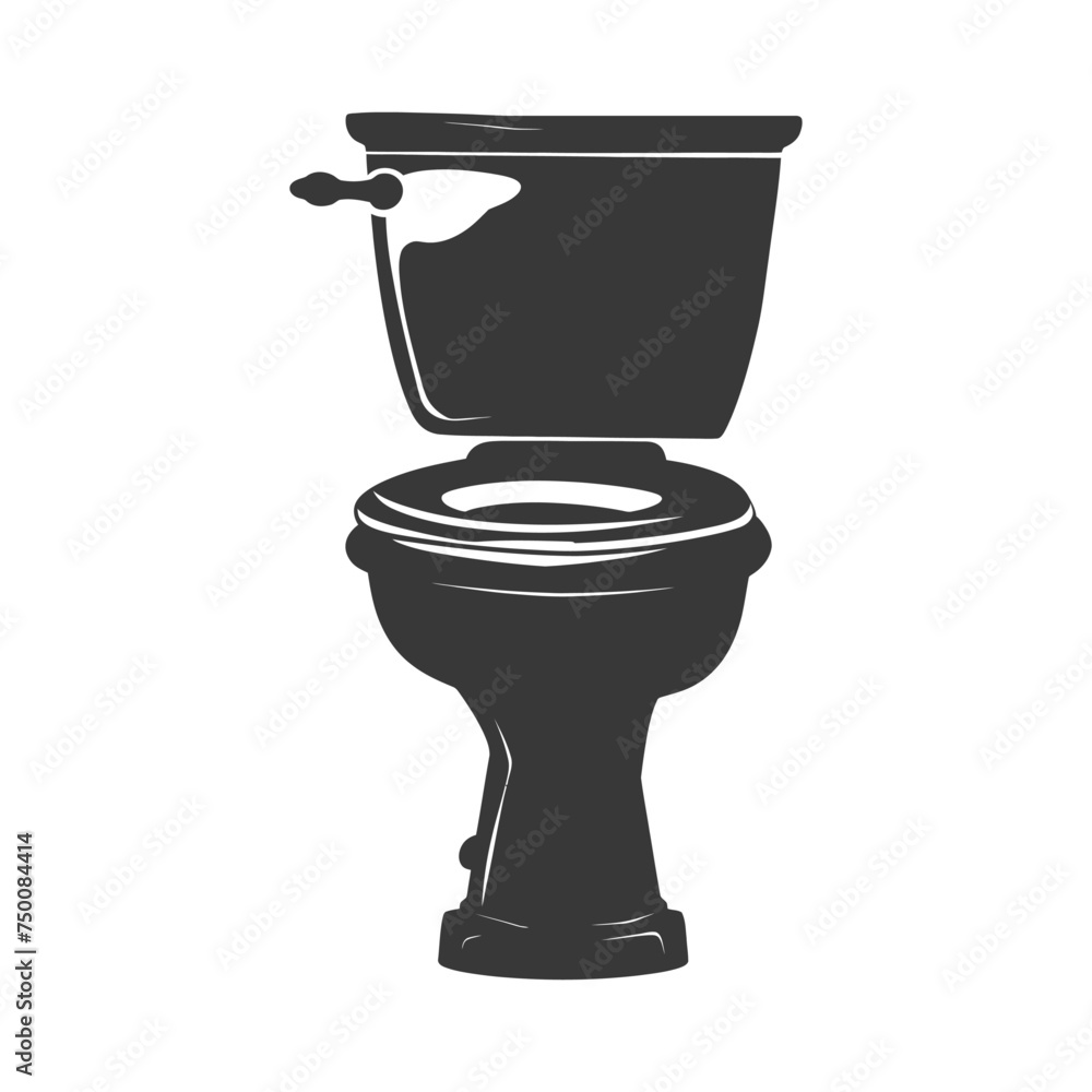 Silhouette water closet black color only Silhouette water closet black color only