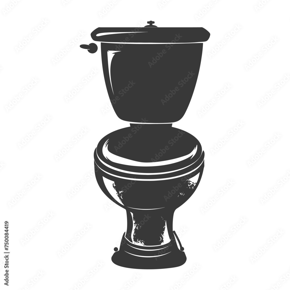Silhouette water closet black color only Silhouette water closet black color only
