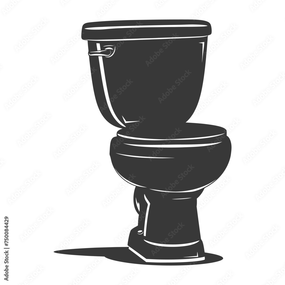 Silhouette water closet black color only Silhouette water closet black color only