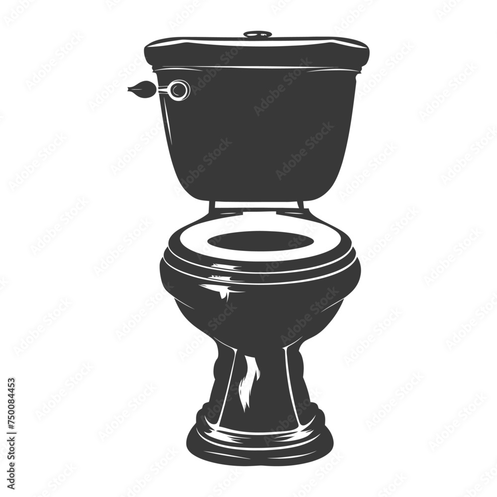 Silhouette water closet black color only Silhouette water closet black color only