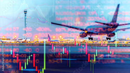 Interpreting Price Movements: Stock Exchange Data Line Graph