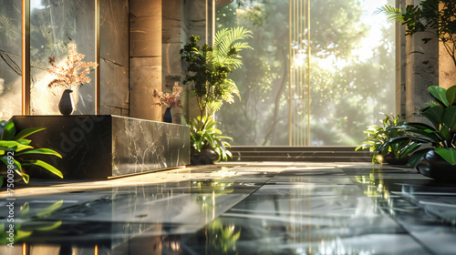 Tropical Garden by the Water, A Luxurious Escape into Nature, Blending Design with the Environment