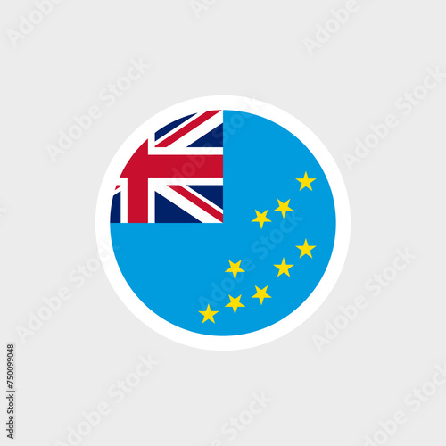 Flag of Tuvalu. Tuvaluan blue flag with stars and UK flag. State symbol of Tuvalu. Free Download Flag of Tuvalu. Tuvaluan blue flag with stars and UK flag. State symbol of Tuvalu. - GFXLoad