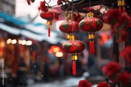 Spring Festival Splendor: Celebrating the Chinese New Year in Style, Lunar New Beginnings: Embracing Tradition and Joy in the Chinese New Year, Festive Reunion: Marking the Chinese New Year with Famil © George Designpro