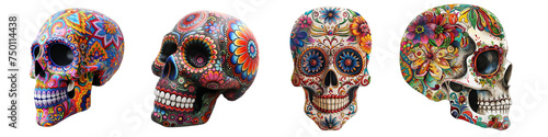 Ephemeral Elegance: The Allure of Intricate Sugar Skull Design