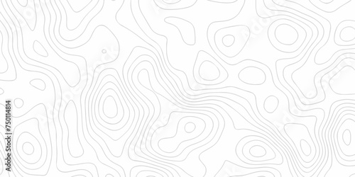 The stylized height of the topographic map in contour, lines. Topography and geography map grid abstract backdrop. creative cartography illustration. Black and white landscape geographic pattern.