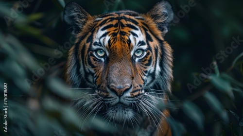 Majestic Tiger in Natural Habitat Generative AI © Alex