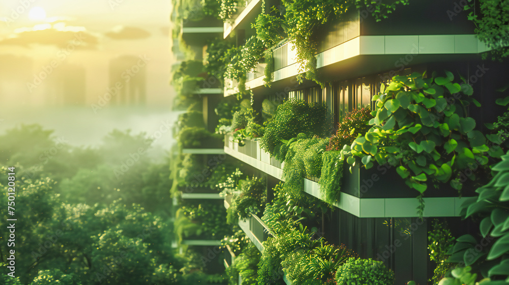 Vertical Forest, Milans Architectural Wonder, A Fusion of Urban Life and Nature - obrazy, fototapety, plakaty 