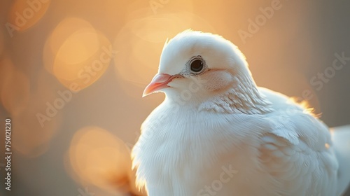 Cute Dove of Love: Concept with Selective Focus Generative AI