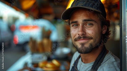 Fast Food Truck Owner Portrait - Top Profession Concept Generative AI