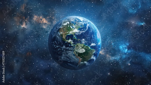 Earth day background concept with copy space photo