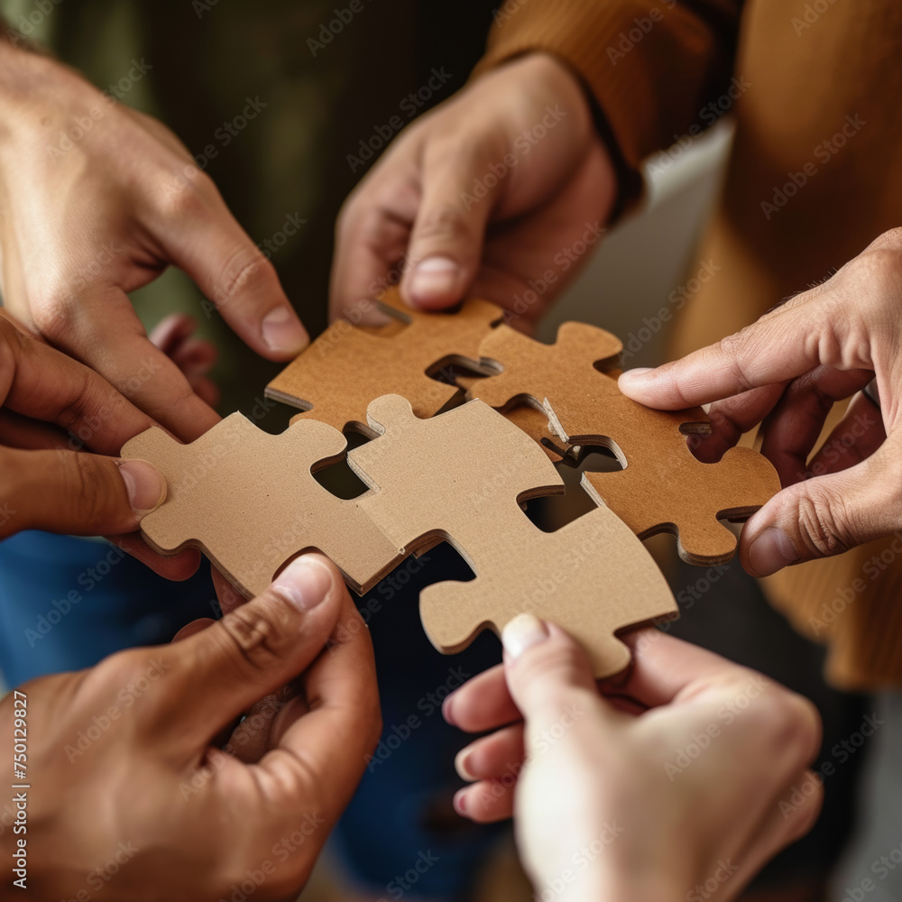 each people holding piece of puzzle --v 6 Job ID: d5d0b743-e8c5-430d-aa38-f528fd1e4bdc each people holding piece of puzzle --v 6 Job ID: d5d0b743-e8c5-430d-aa38-f528fd1e4bdc