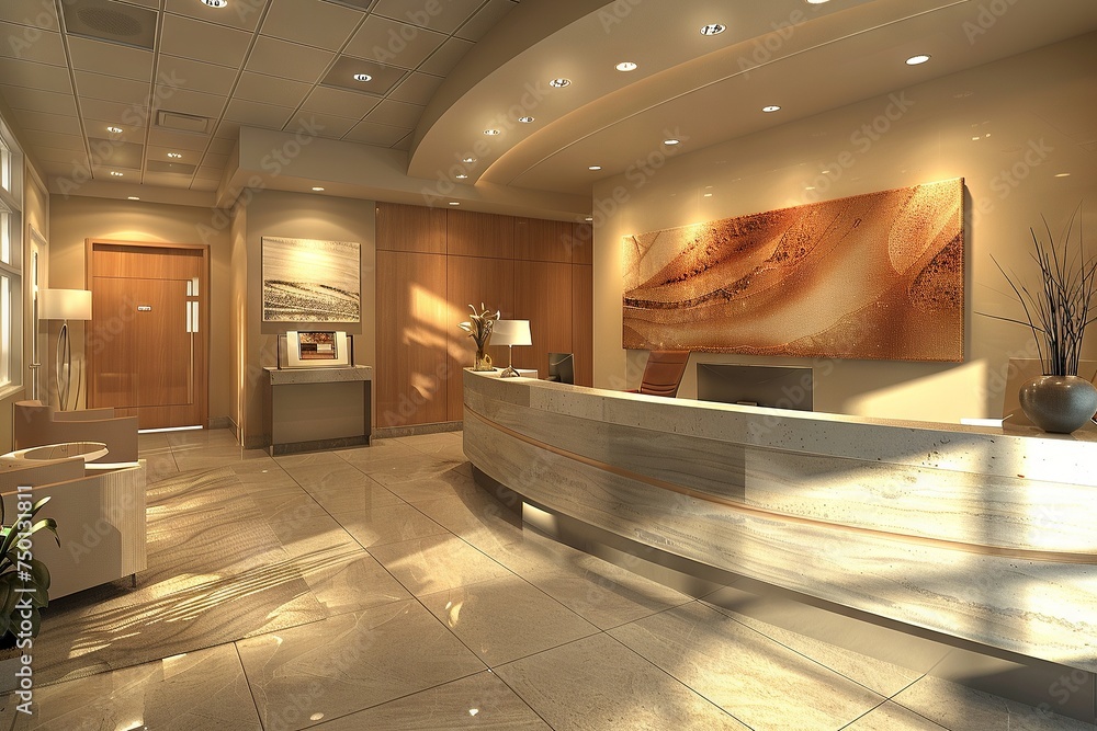 Contemporary Doctor's Office Reception