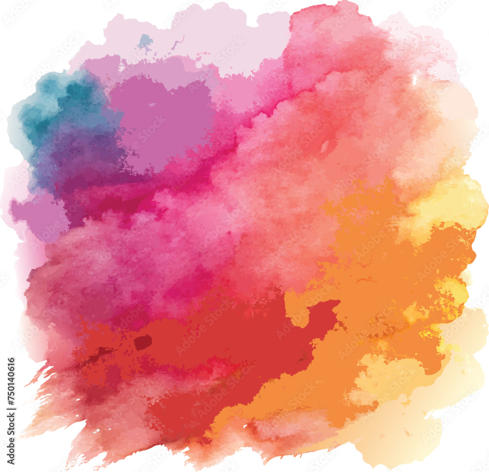 Watercolor brush background